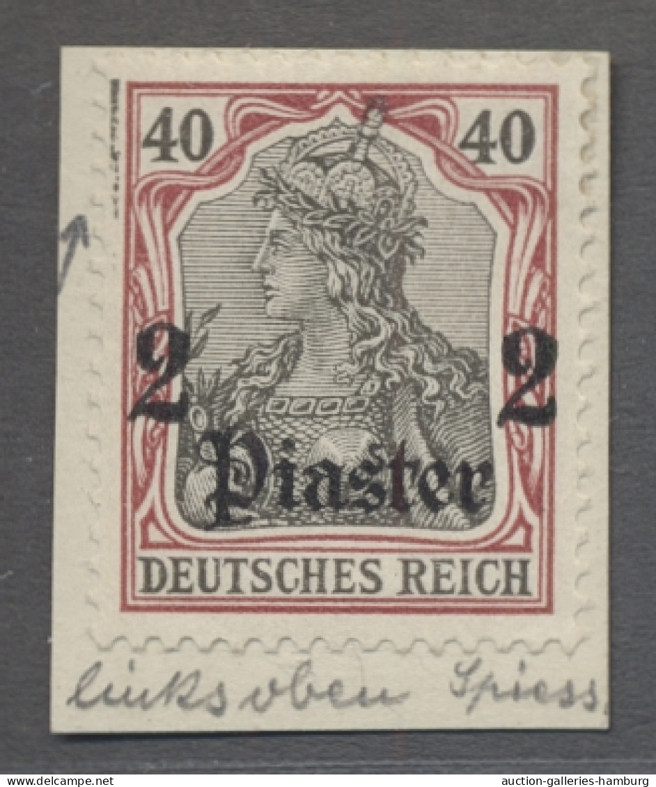 */**/o Deutsche Post In Der Türkei: 1905, DEUTSCHES REICH Ohne Wz., Kleines Lot Aus Neu - Turquie (bureaux)