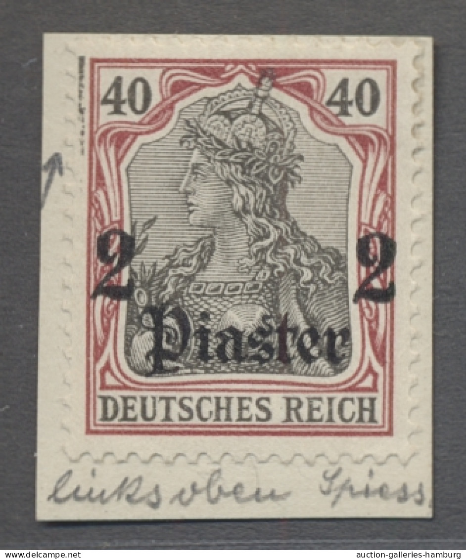 */**/o Deutsche Post In Der Türkei: 1905, DEUTSCHES REICH Ohne Wz., Kleines Lot Aus Neu - Turquia (oficinas)