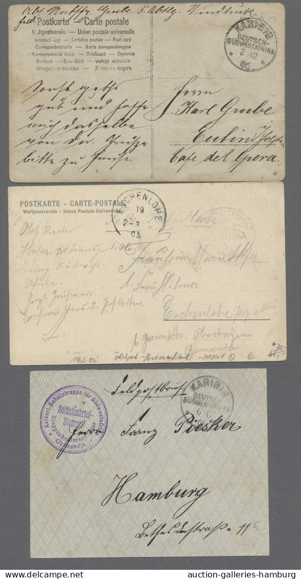 Brf. Deutsch-Südwestafrika - Besonderheiten: 1904-1907, FELDPOST, 16 Briefumschläge / - África Del Sudoeste Alemana
