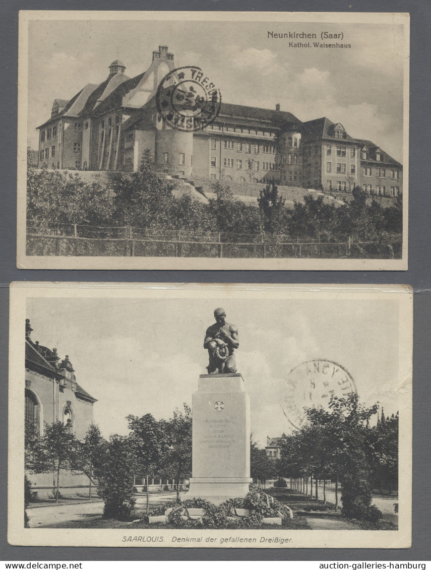 Brf. Deutsche Abstimmungsgebiete: Saargebiet - Feldpost: 1919-1923, FRANZÖSISCHE FELD - Covers & Documents