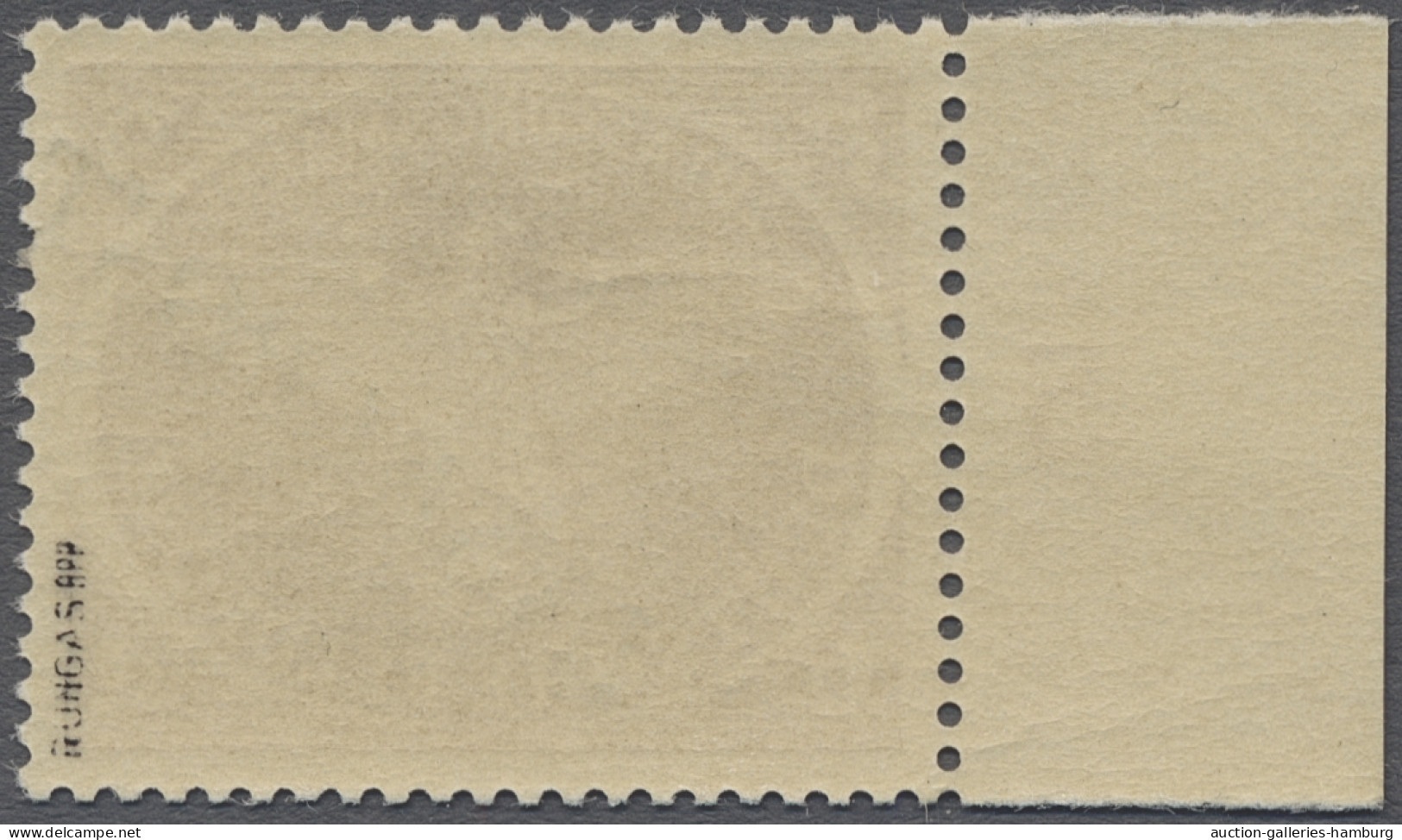 ** Feldpostmarken: 1944, Feldpostmarke Gezähnt Mit Dunkelblauem Agramer Aufdruck "I - Other & Unclassified