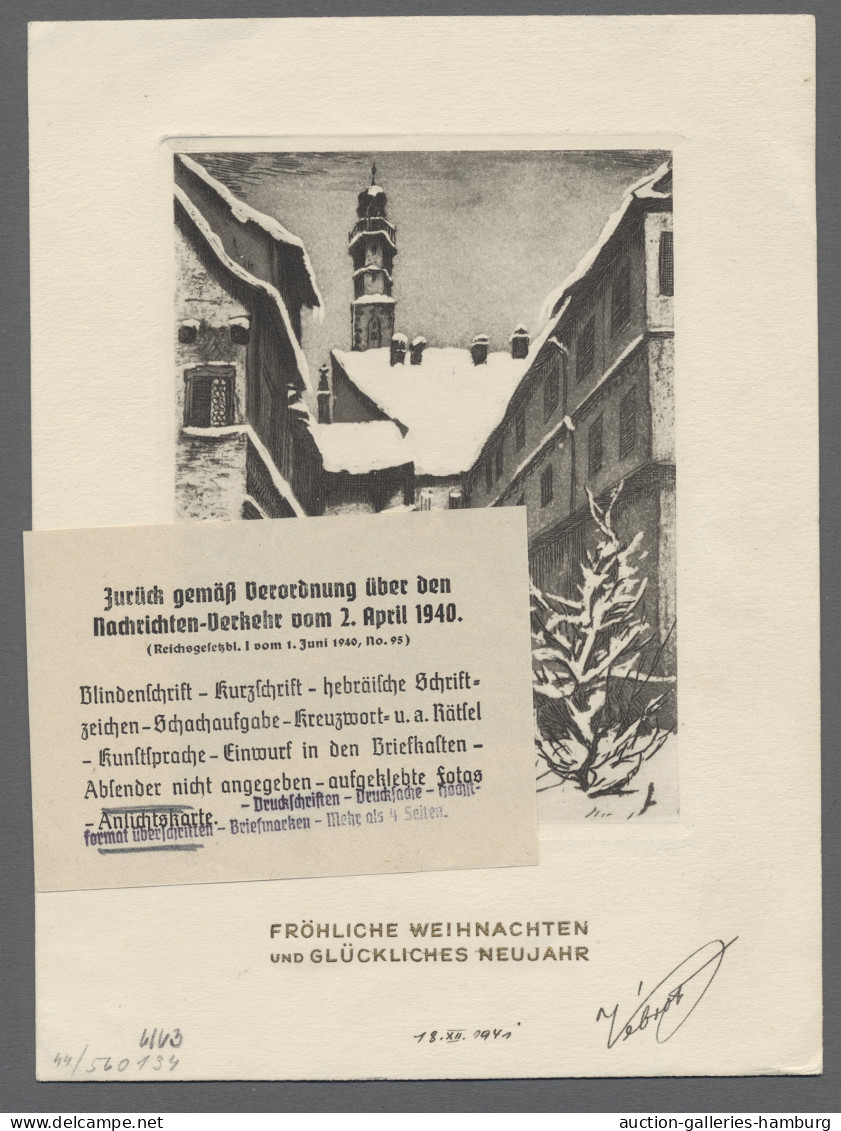 Brf. Zensurpost: 1941, 19.12., Zensurstelle Wien, Brief Aus Der Slowakei Nach Berlin - Sonstige & Ohne Zuordnung