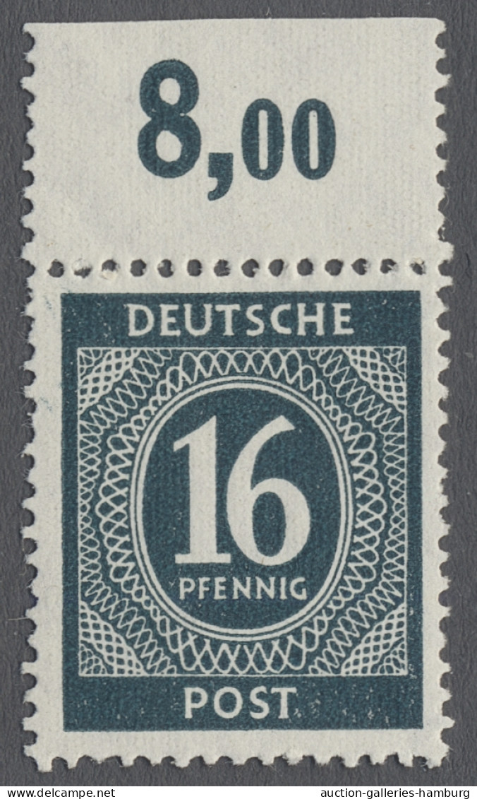 ** Alliierte Besetzung - Gemeinschaftsausgaben: 1946, 1. Kontrollratsausgabe 16 Pfg - Sonstige & Ohne Zuordnung