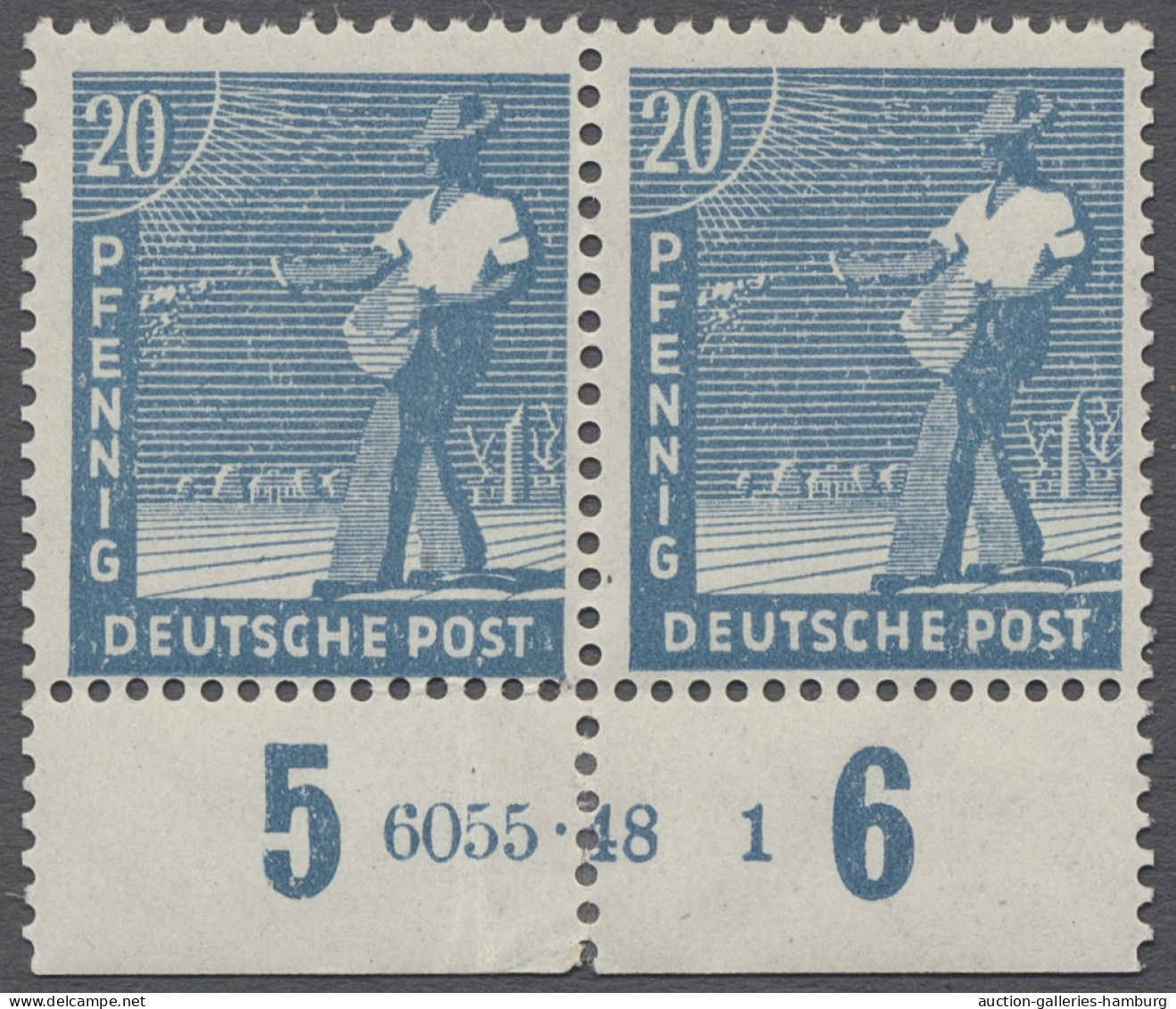 **/* Alliierte Besetzung - Gemeinschaftsausgaben: 1948, II. Kontrollratsausgabe, Säma - Other & Unclassified