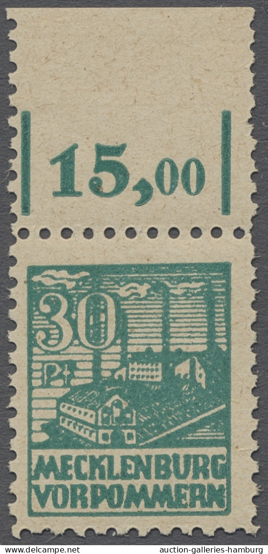 ** Sowjetische Zone - Mecklenburg-Vorpommern: 1946, Abschiedsserie, 30 Rpf. Auf Dün - Andere & Zonder Classificatie