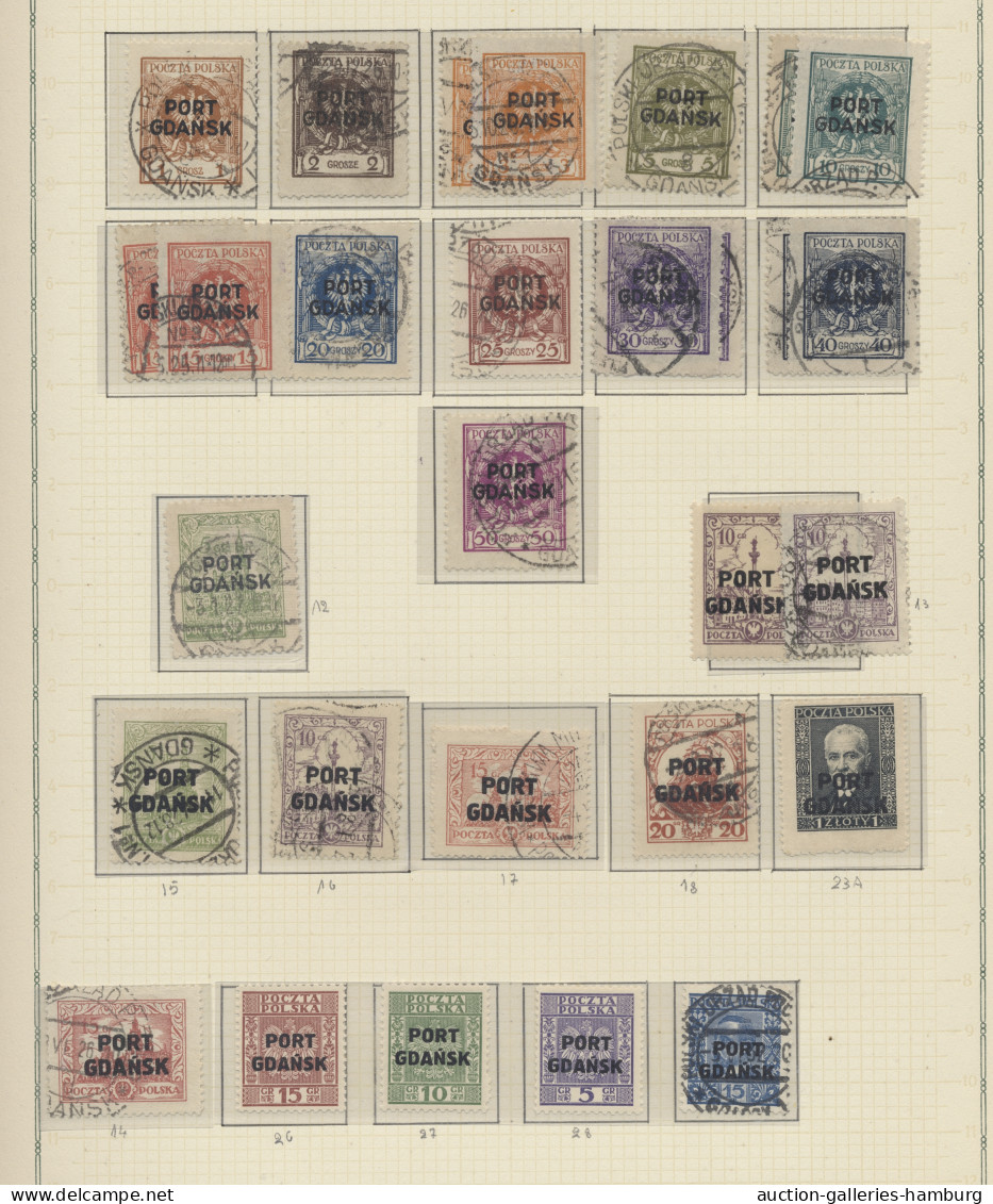 **/*/o Nachlässe: POLEN, 1918-1950 Ca. **/*/o Interessante Sammlung Auf Alten Albumseit - Lots & Kiloware (mixtures) - Min. 1000 Stamps