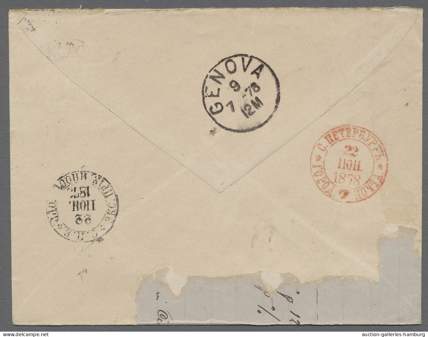 Brf. Nachlässe: RUSSLAND, 1865-1917, Kleines Lot Von 20 Briefen Und Einigen Ganzsache - Lots & Kiloware (mixtures) - Min. 1000 Stamps