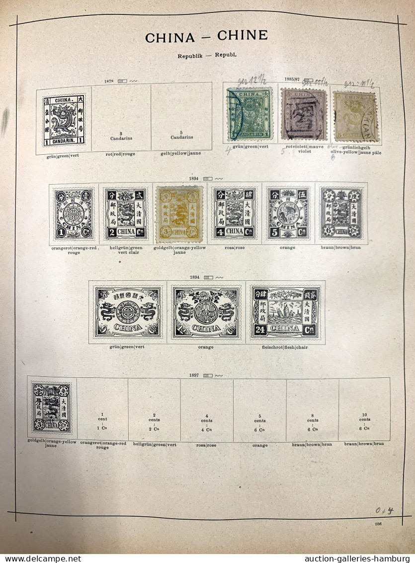 O/*/(*) World Wide: 1855-1944 (ca.), Ein Sehr Gewichtiges (6,4 Kg) Schaubek-Permanentalb - Sammlungen (ohne Album)