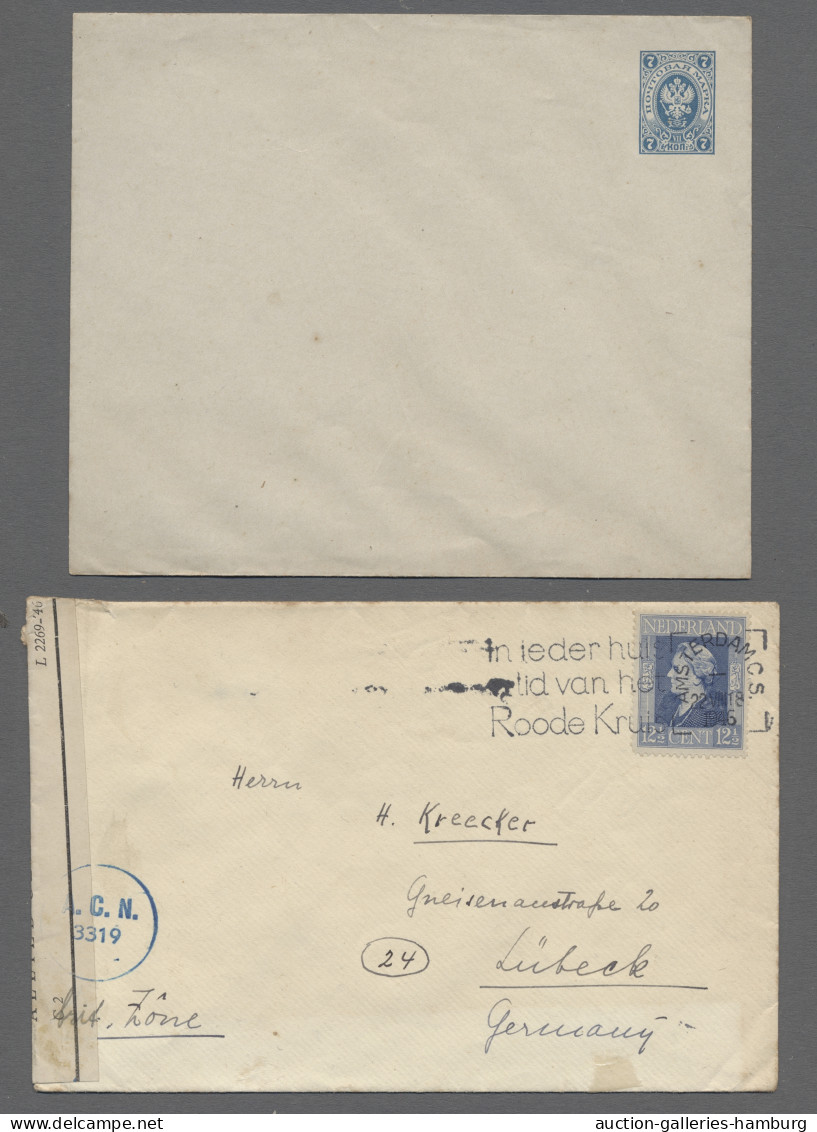 Cover/FDC/GA World Wide: 1896-1977, Partie Von 42 Belegen Mit U.a. Europa, Afrika, Amerika Un - Collections (sans Albums)