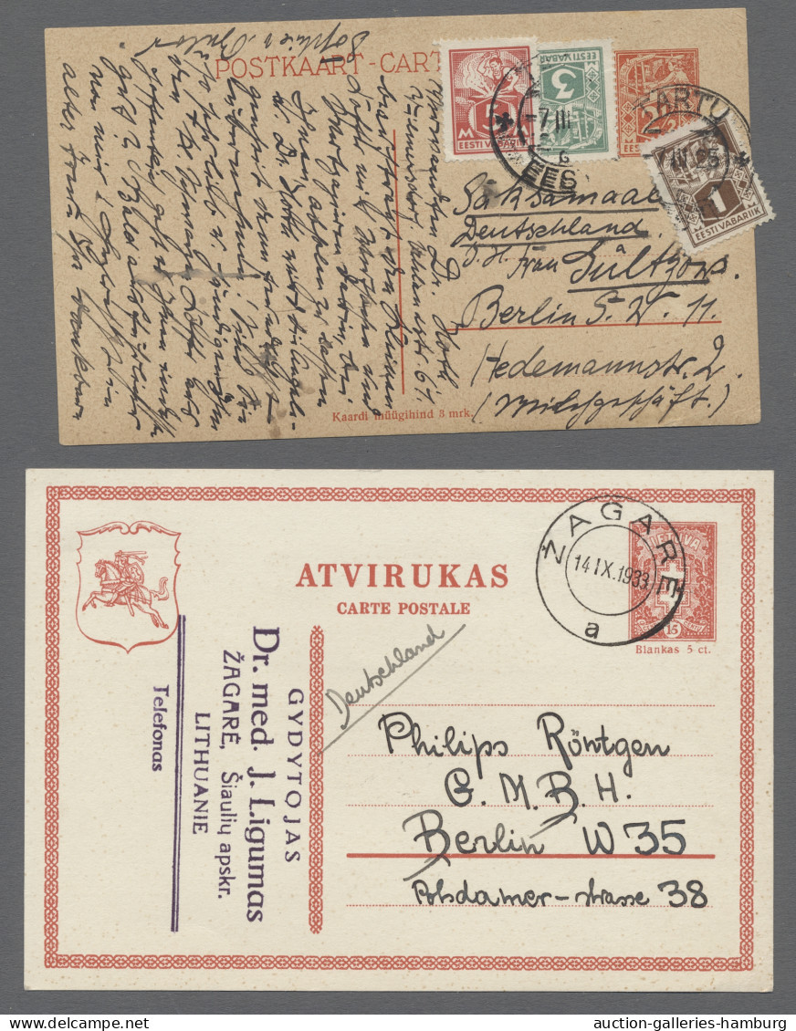 Cover/PPC/GA World Wide: 1919-1943, Partie Von 68 Belegen, Darunter U.a. Viel Ost- Und Westeu - Colecciones (sin álbumes)