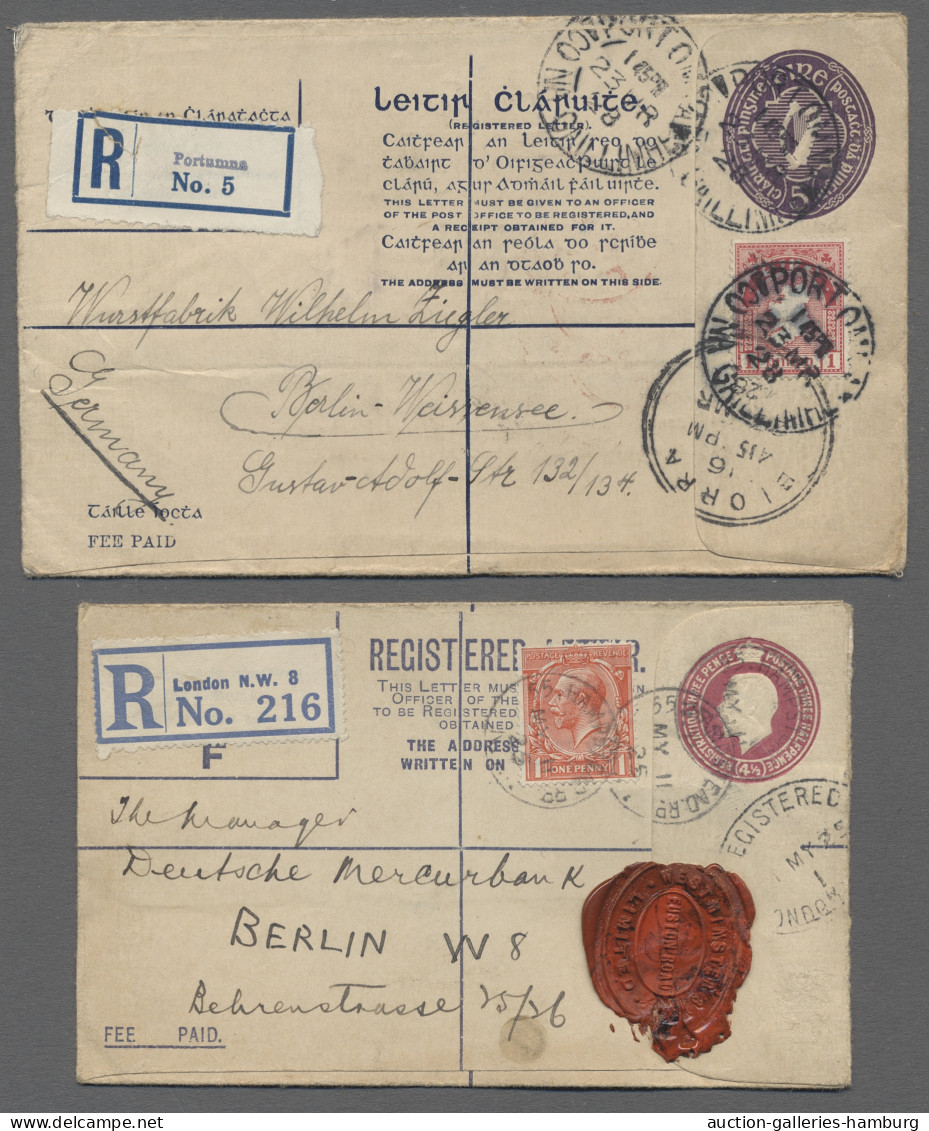 Cover/PPC/GA World Wide: 1919-1943, Partie von 68 Belegen, darunter u.a. viel Ost- und Westeu