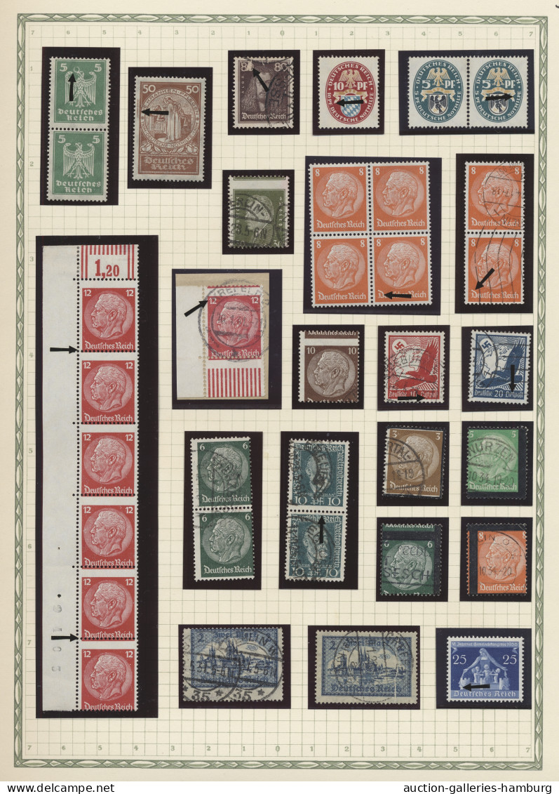 **/*/(*)/o Liquidationsposten: Deutsches Reich - 1923-1945, Spezialsammlung In Allen Erhalt - Boites A Timbres