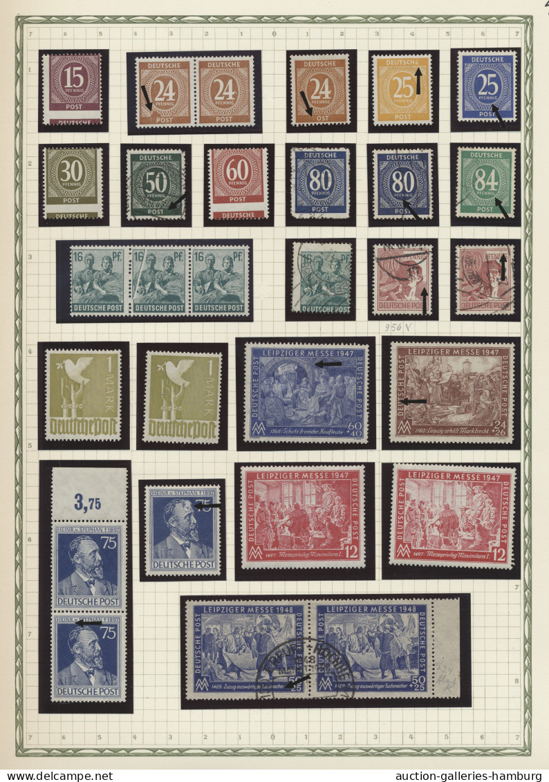 **/*/o/Brf. Liquidationsposten: Alliierte Besetzung - 1945-1948, Spezialsammlung In Allen Er - Stamp Boxes