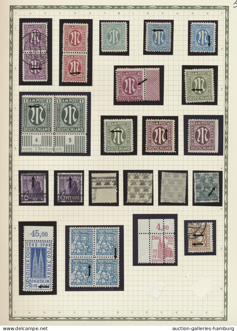 **/*/o/Brf. Liquidationsposten: Alliierte Besetzung - 1945-1948, Spezialsammlung In Allen Er - Boites A Timbres