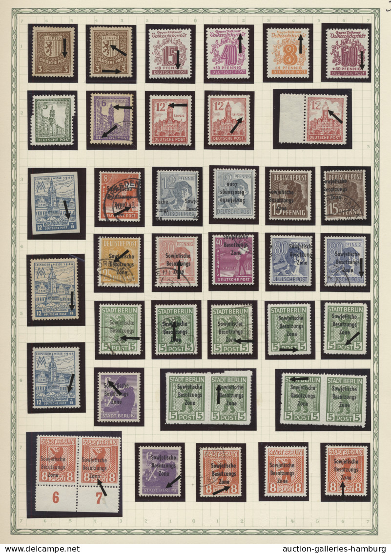 **/*/o Liquidationsposten: Sowjetische Zone Und DDR - 1945-1990, Spezialisierte Sammlun - Kisten Für Briefmarken