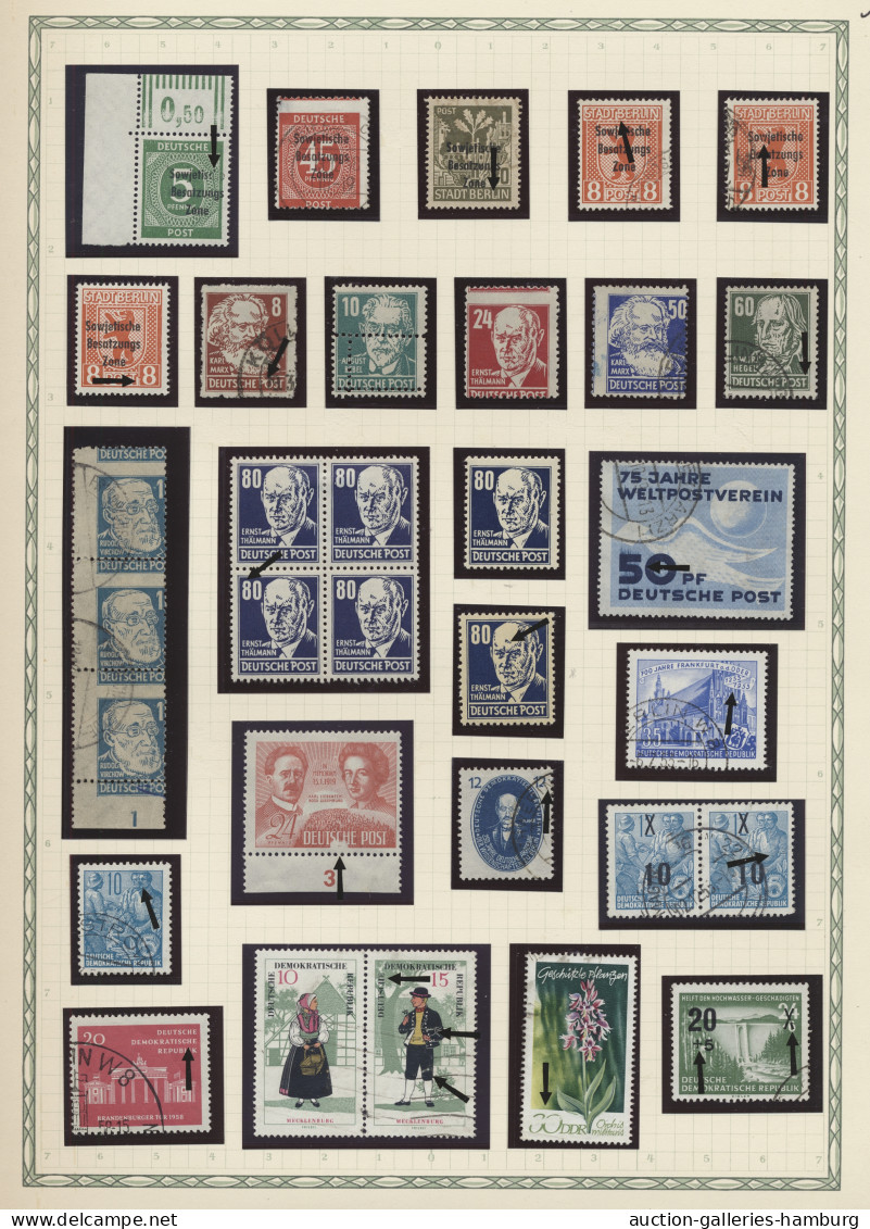 **/*/o Liquidationsposten: Sowjetische Zone Und DDR - 1945-1990, Spezialisierte Sammlun - Stamp Boxes