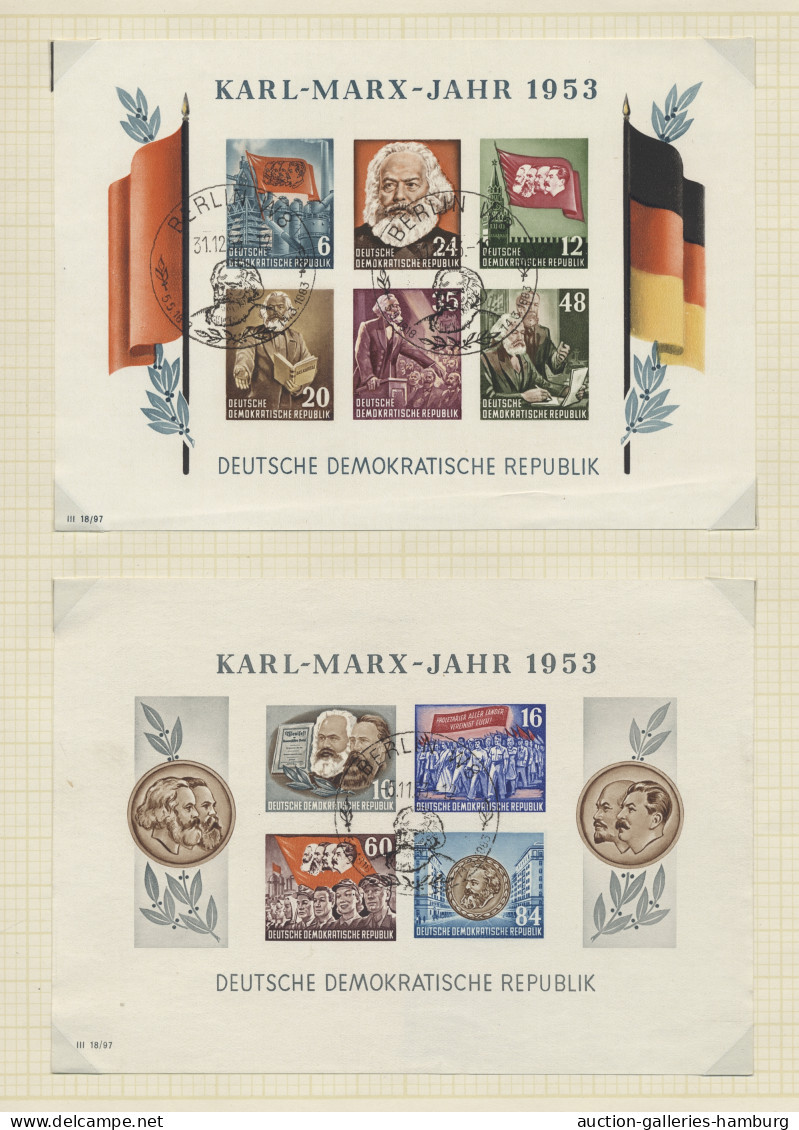 O/o/**/* Liquidationsposten: DDR - 1948-1990, In Den Hauptnummern Augenscheinlich Komplet - Postzegeldozen