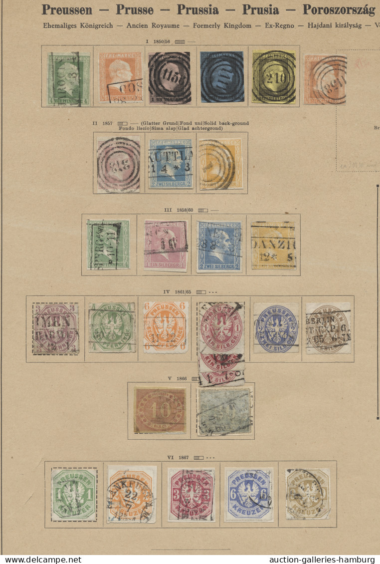 O/*/Brf./Briefstück/** Deutschland: 1850-1957, Direkt Aus Sammlerhand Kommende Werthaltige Sammlung In - Verzamelingen