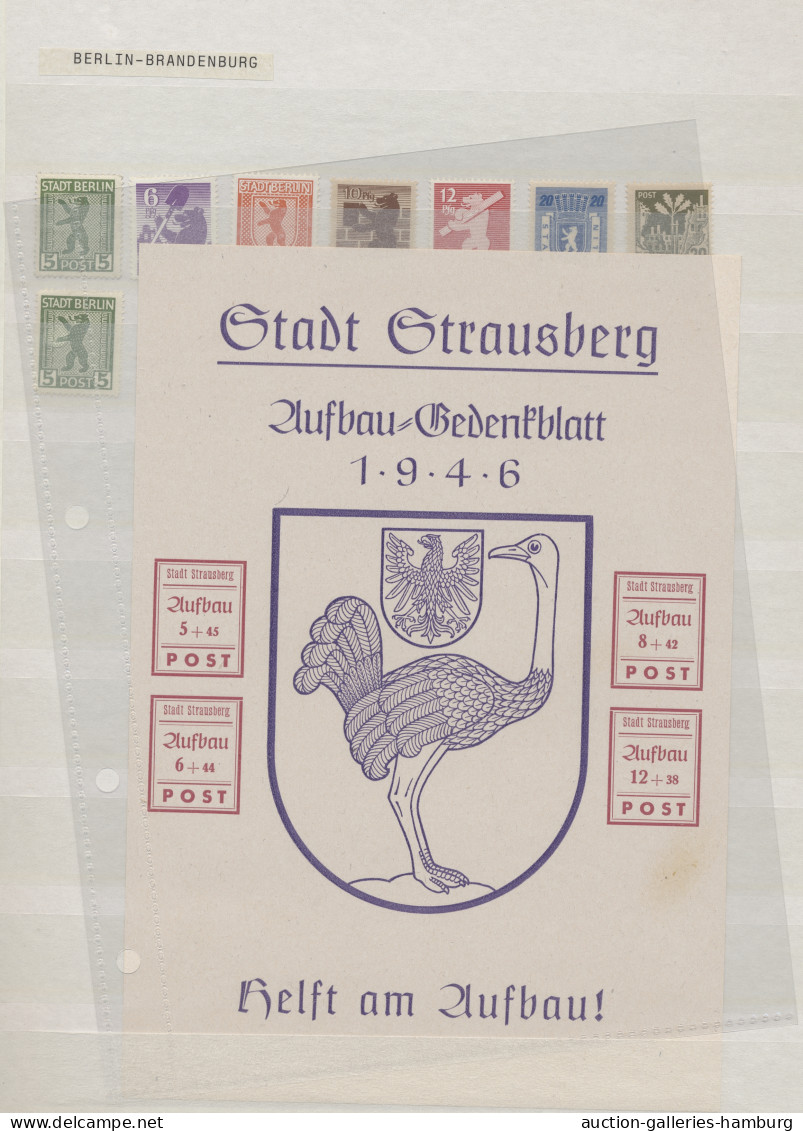 **/*/o/Briefstück Deutschland: 1905-2002, Dublettenpartie In Einem Einsteckbuch Mit U.a. Deutschem - Verzamelingen