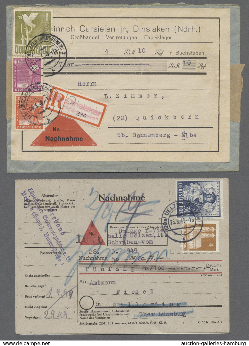 Brf./FDC/GA Deutschland: 1867-2010 (ca.), Partie In 9 Alben Und In Einem Karton Mit U.a. Deu - Sammlungen