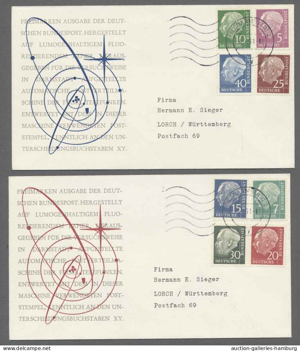 Brf./AK/GA Deutschland: 1864-1969 (ca.), Partie Von Etwa 110 Belegen Mit U.a. Deutschem Rei - Collections