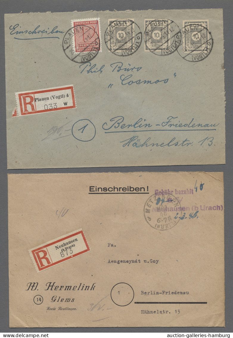 Brf./GA Deutschland: 1872-1963, Partie Von Etwa 160 Belegen Mit U.a. Weimarer Republik M - Collections