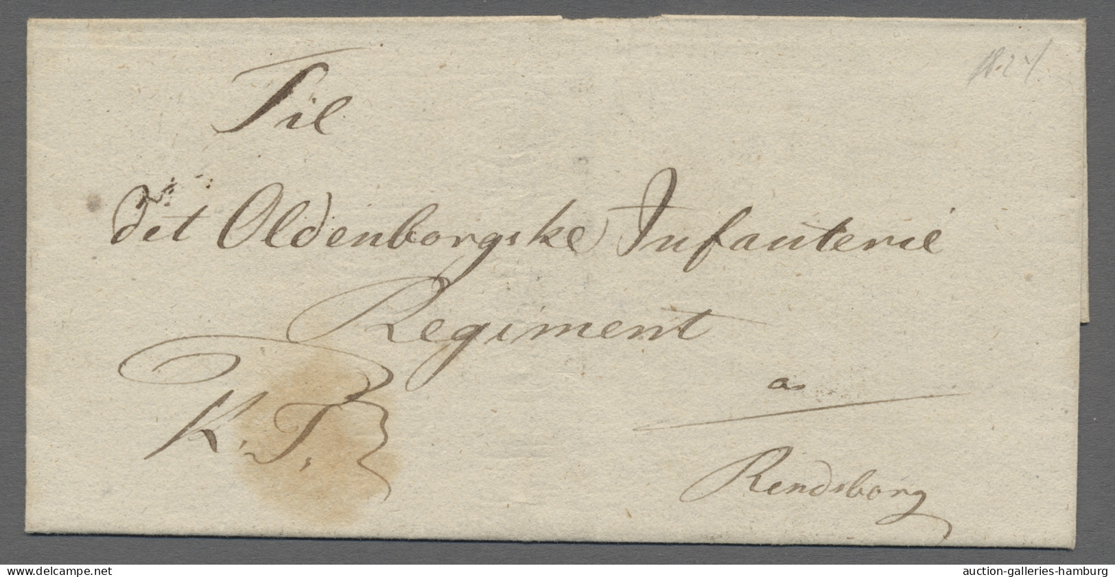 Brf. Schleswig-Holstein - Vorphilatelie: 1800-1864, Eine Eindrucksvolle Sammlung, Bes - Prephilately