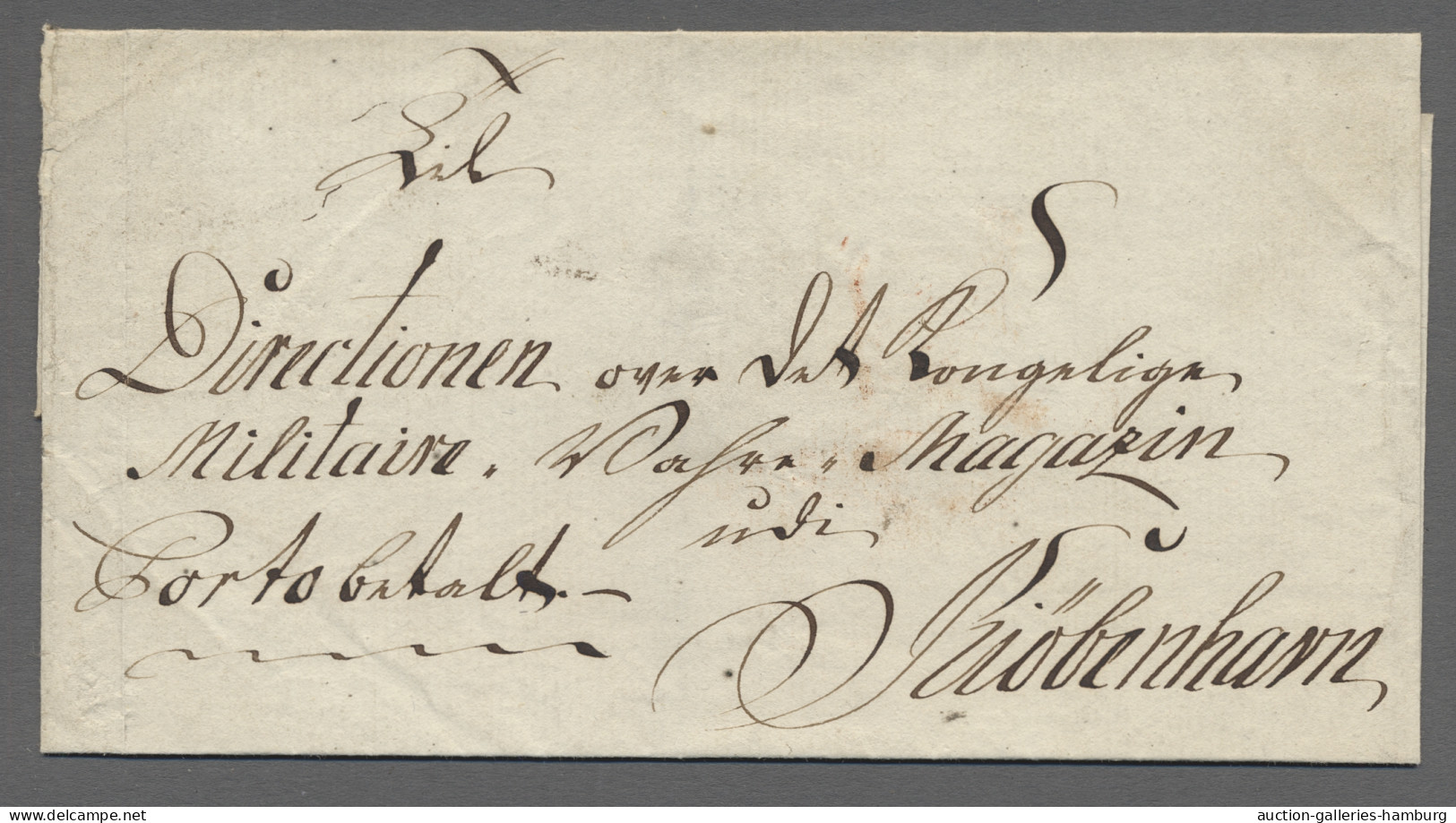 Brf. Schleswig-Holstein - Vorphilatelie: 1715-1799, Dänische Militärbriefe, 48 Briefe - Prephilately