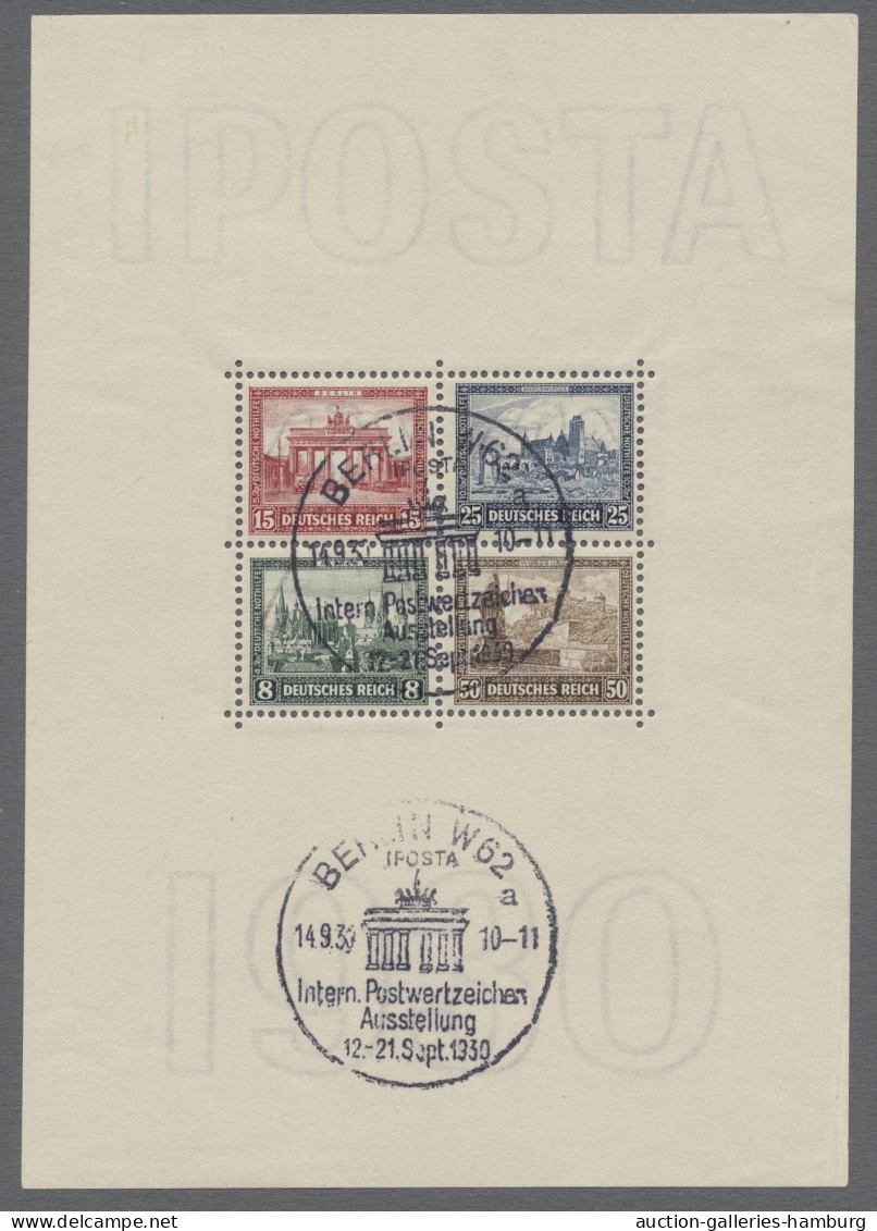 o Deutsches Reich: 1872-1945, gestempelte Sammlung ab Mi.-Nr. 1 in Leuchtturm-Vord