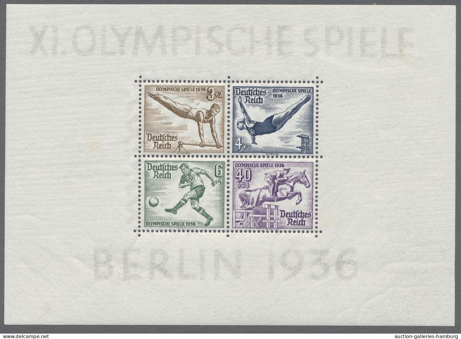 **/*/o/Briefstück Deutsches Reich: 1928-1945, überwiegend Doppelt Bzw. Einmal Postfrisch Oder Unge - Verzamelingen