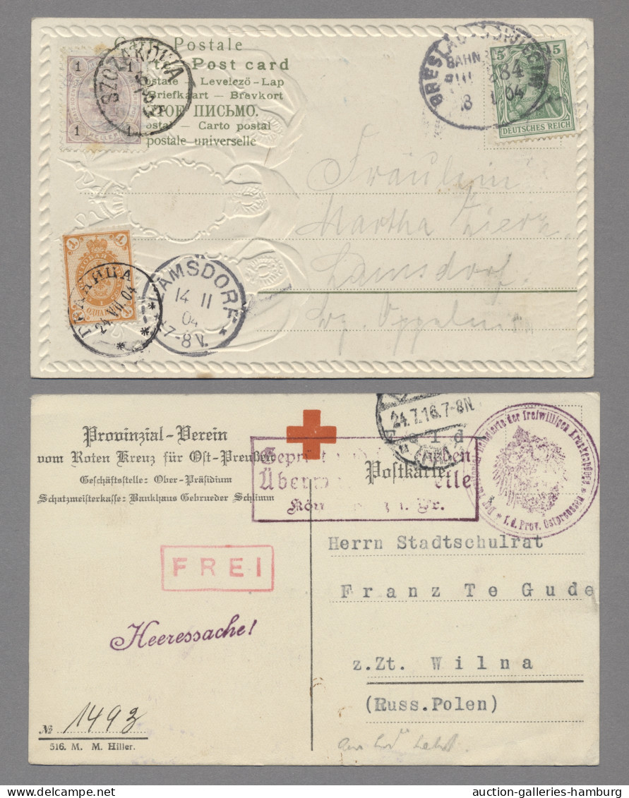 Brf./GA Deutsches Reich: 1870-1945 (ca.), Seit Jahrzehnten Unberührte Sammlung Von Brief - Colecciones