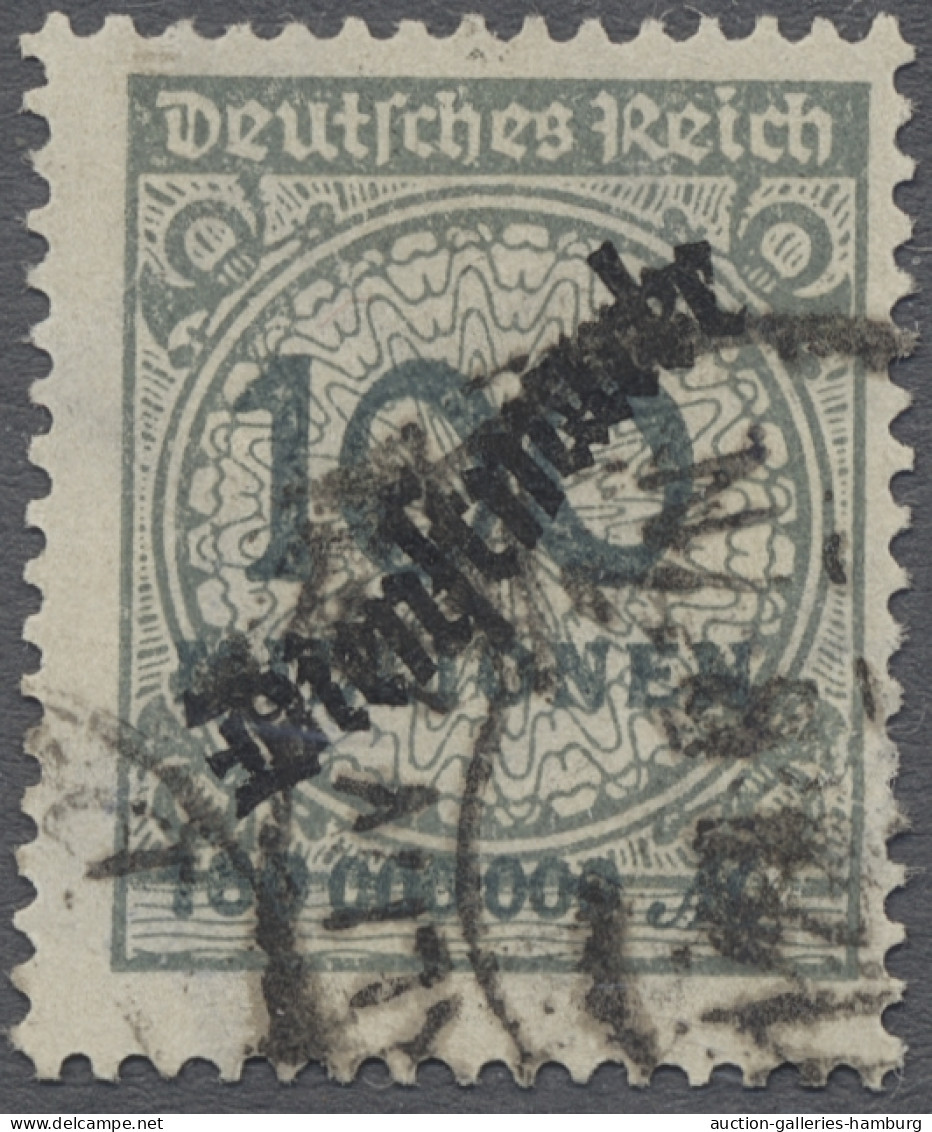 O/*/** Deutsches Reich - Dienstmarken: 1903-1944, Gestempelte Und Außerdem Ungebraucht - Service