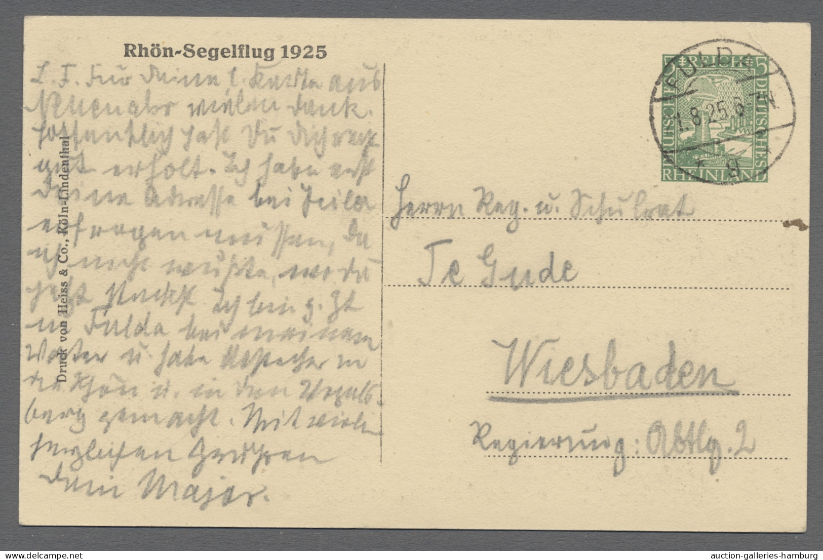 GA Deutsches Reich - Ganzsachen: 1872-1932, Zwei Briefalben Mit Insgesamt Rund 200 - Autres & Non Classés
