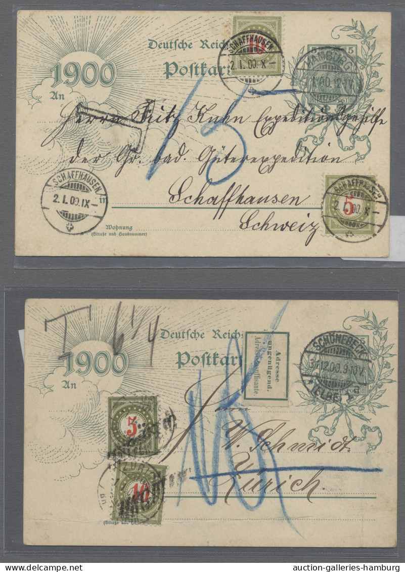 GA Deutsches Reich - Ganzsachen: 1899 (ff.), Sonderpostkarte Zur Jahrhundertwende 1 - Other & Unclassified