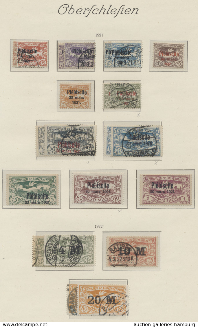 **/*/(*)/o Deutsches Reich - Nebengebiete: 1850-1939, Sammlung In Allen Erhaltungsformen In - Sammlungen