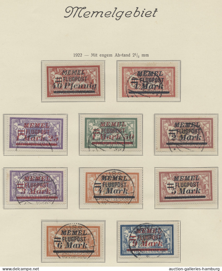 **/*/(*)/o Deutsches Reich - Nebengebiete: 1850-1939, Sammlung In Allen Erhaltungsformen In - Collections