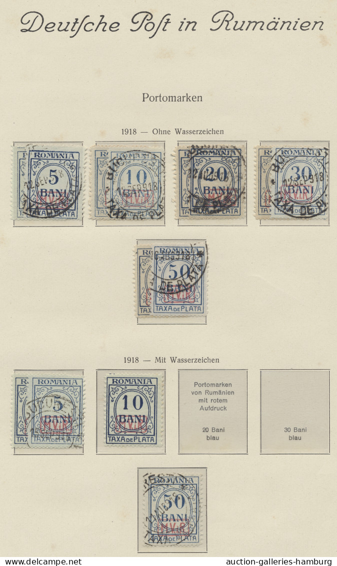 **/*/(*)/o Deutsches Reich - Nebengebiete: 1850-1939, Sammlung in allen Erhaltungsformen in