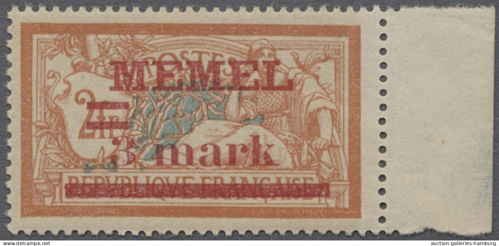 **/* Memel: 1920-1939, postfrische Sammlung (einige Werte ungebraucht bzw. Anhaftunge