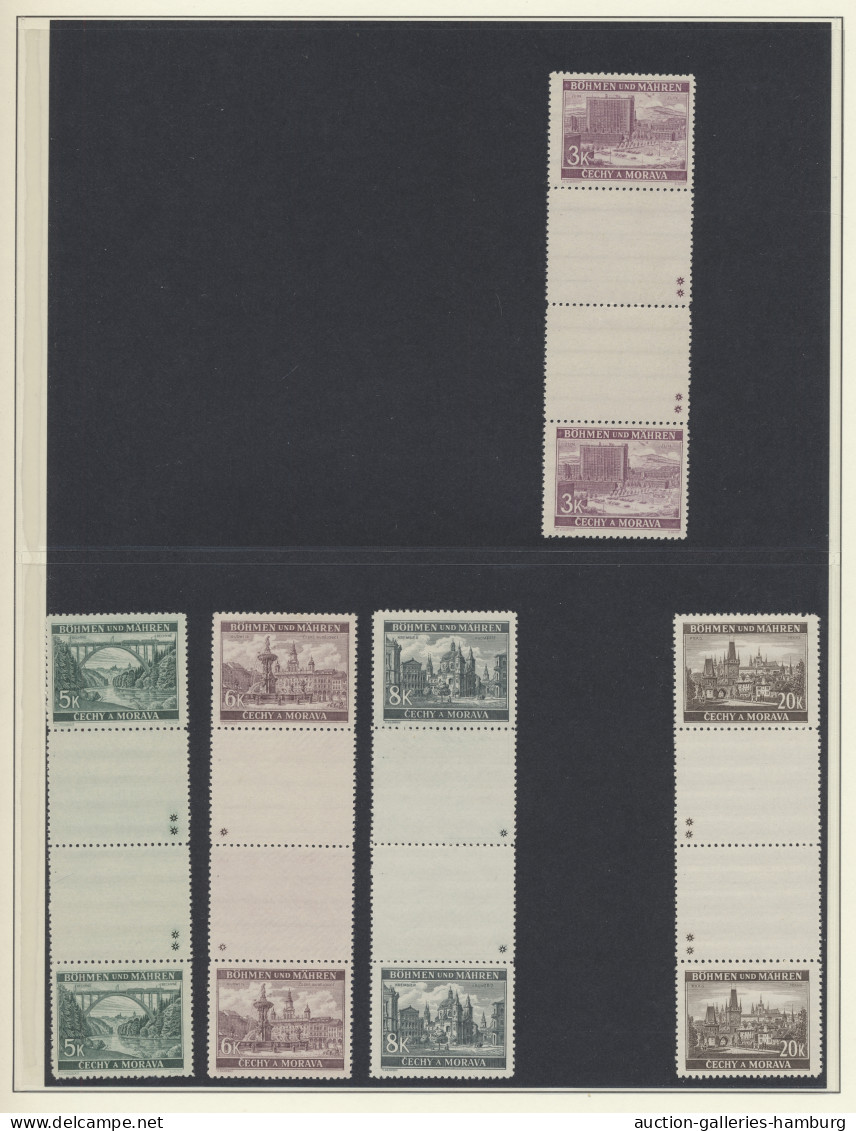 **/*/o Dt. Besetzung II WK - Böhmen und Mähren: 1939-1945, überwiegend postfrische Spez