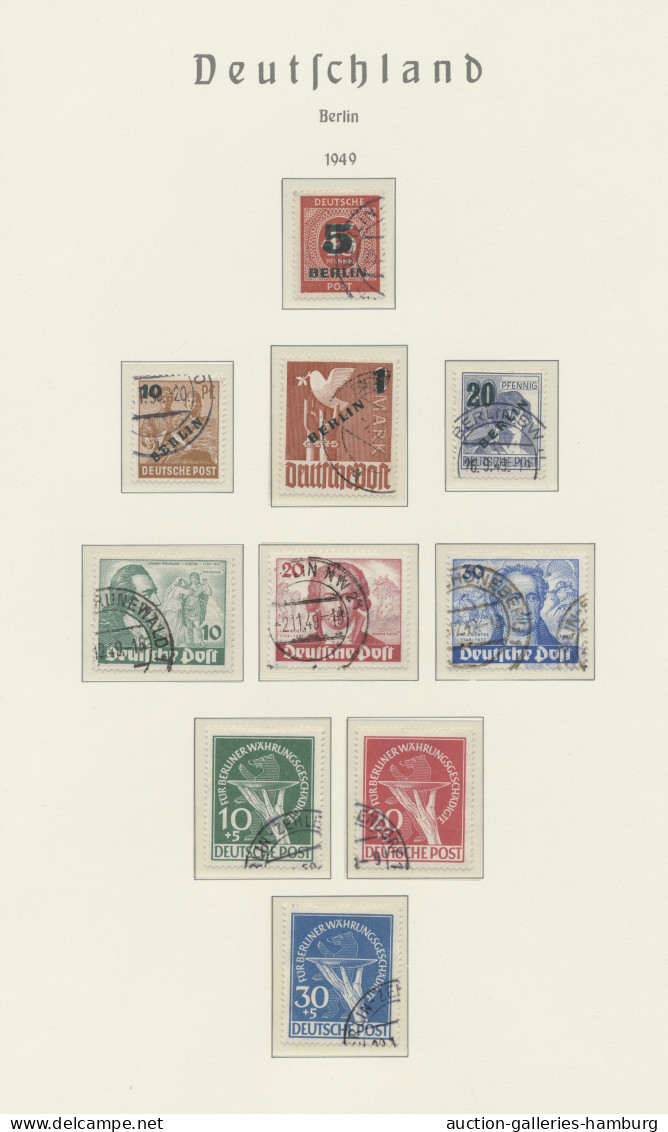 **/o/GA Deutschland Nach 1945: 1948-1959, BRD - BERLIN, Werthaltige Und Gepflegte Sammlu - Collections