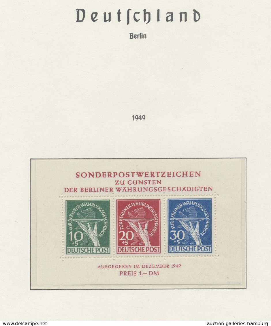 **/o/GA Deutschland nach 1945: 1948-1959, BRD - BERLIN, werthaltige und gepflegte Sammlu