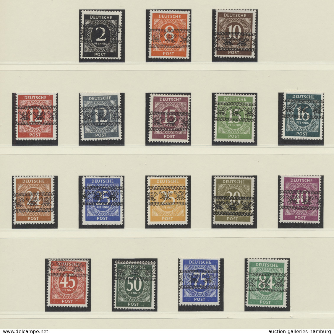 ** Deutschland Nach 1945: 1945-1975, Postfrische Komplette Sammlung Der Gemeinschaf - Sammlungen