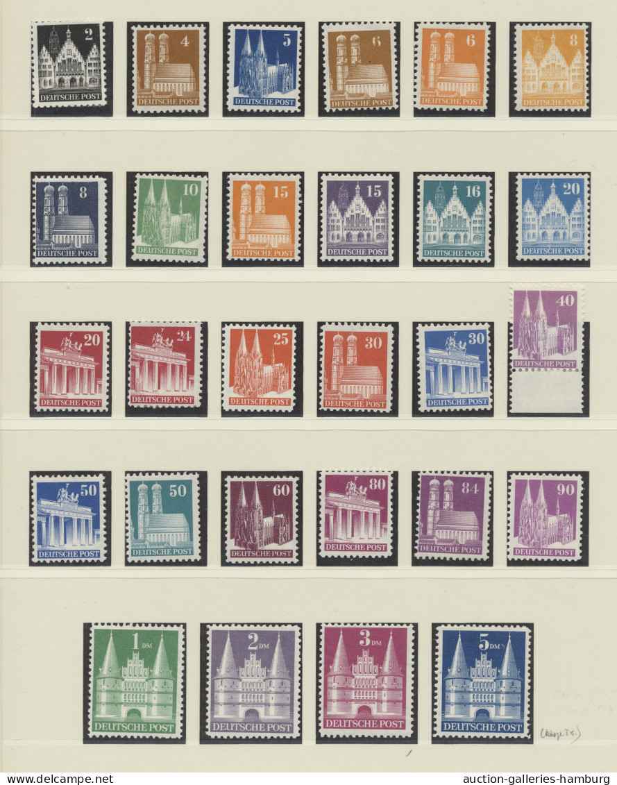 ** Deutschland nach 1945: 1945-1975, postfrische komplette Sammlung der Gemeinschaf