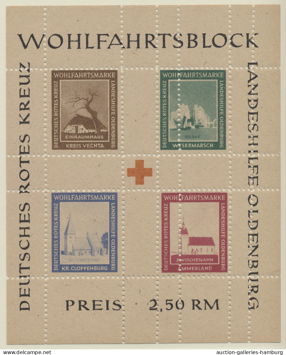 **/*/o/Brf. Deutsche Lokalausgaben Ab 1945: 1945-1946, Sammlung In Allen Erhaltungsformen Au - Other & Unclassified