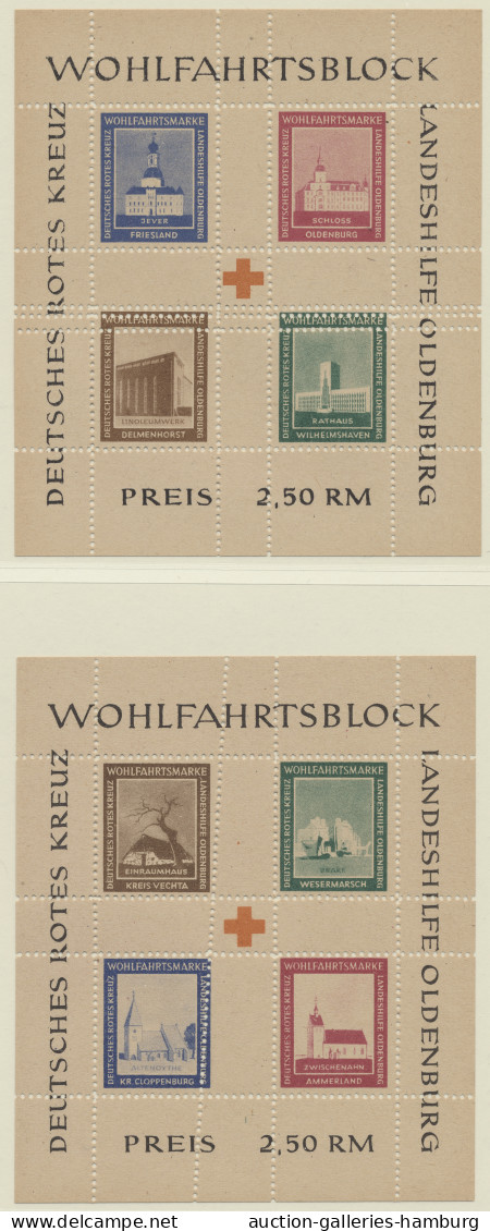 **/*/o/Brf. Deutsche Lokalausgaben ab 1945: 1945-1946, Sammlung in allen Erhaltungsformen au