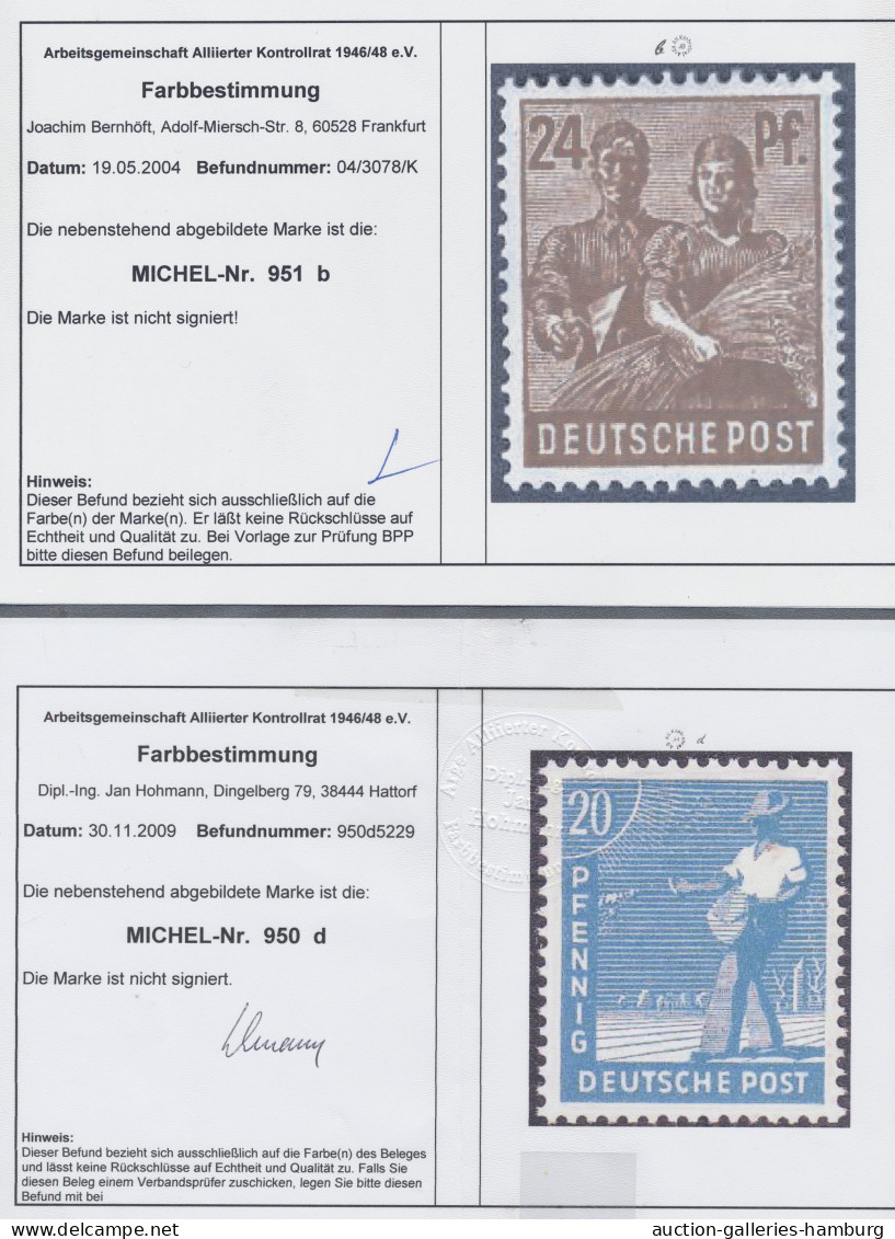 **/*/o/Briefstück/Brf./FDC Alliierte Besetzung - Gemeinschaftsausgaben: 1946-1948, Stark Spezialisierte Sam - Sonstige & Ohne Zuordnung