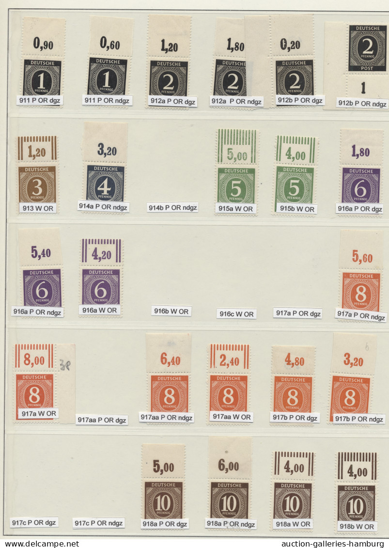 **/*/o/Briefstück/Brf./FDC Alliierte Besetzung - Gemeinschaftsausgaben: 1946-1948, stark spezialisierte Sam