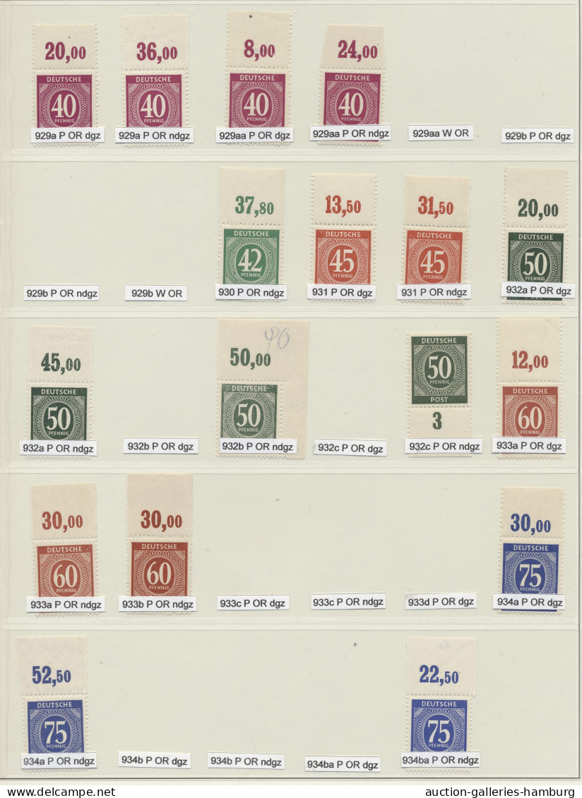 **/*/o/Briefstück/Brf./FDC Alliierte Besetzung - Gemeinschaftsausgaben: 1946-1948, stark spezialisierte Sam