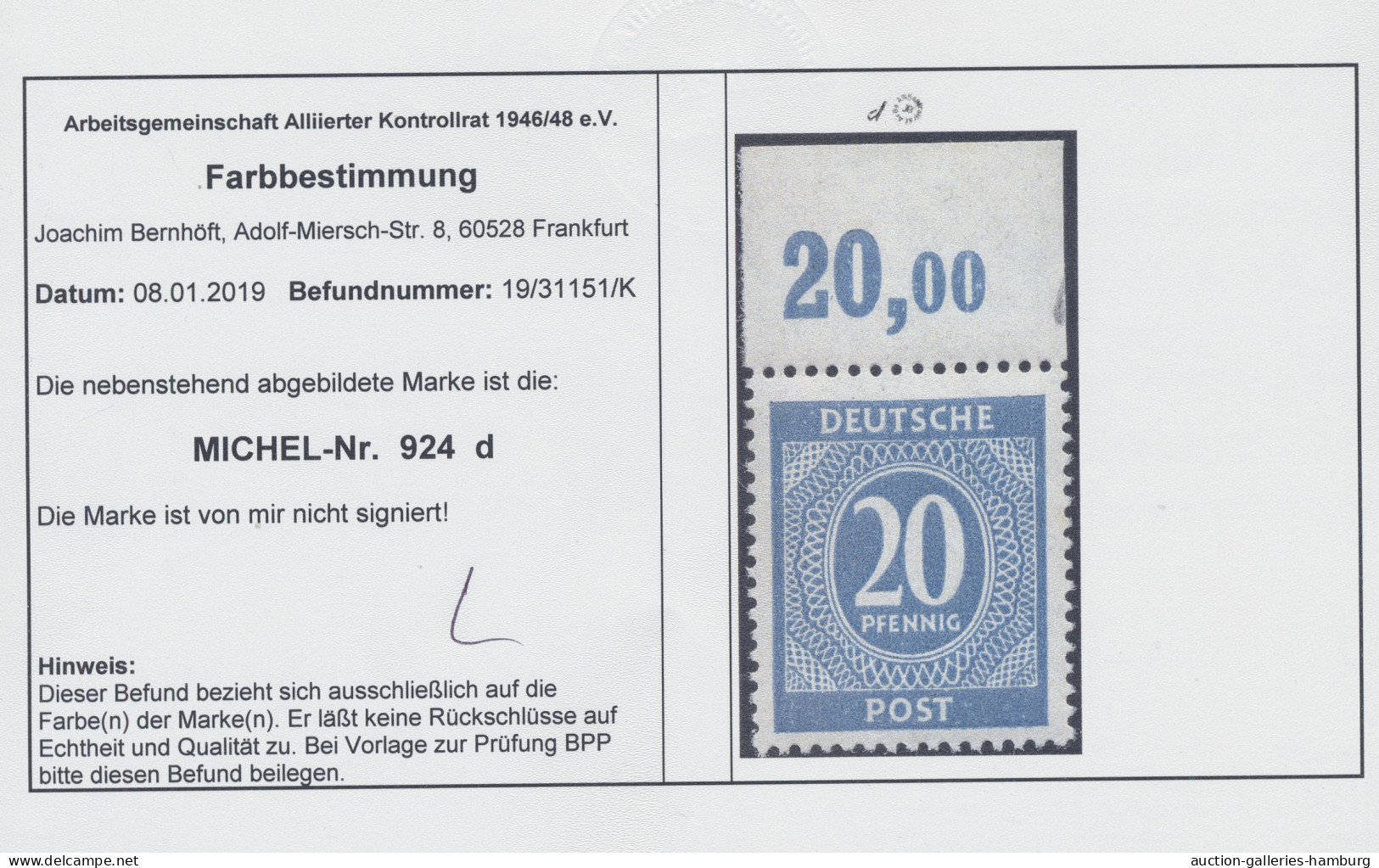 **/*/o/Briefstück/Brf./FDC Alliierte Besetzung - Gemeinschaftsausgaben: 1946-1948, stark spezialisierte Sam