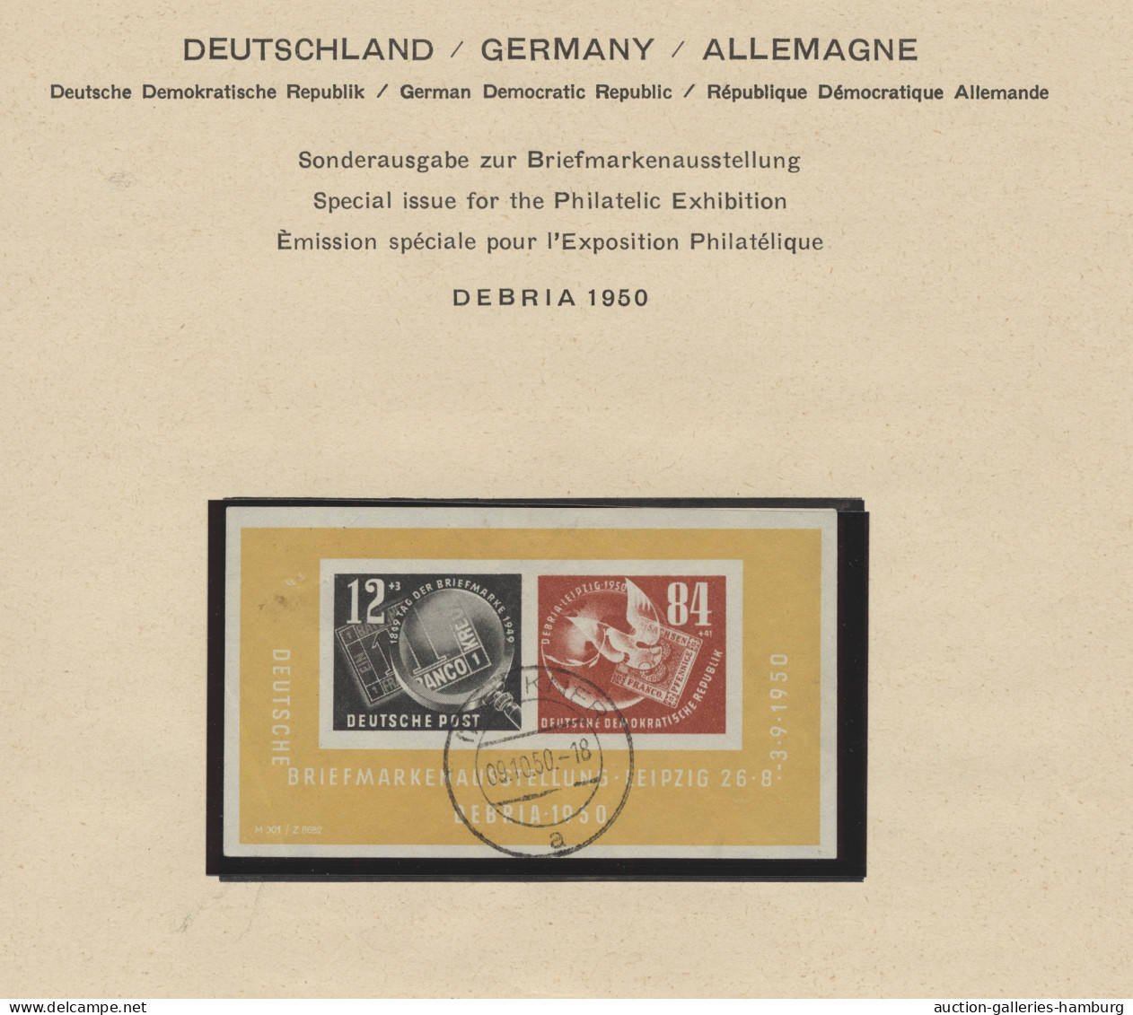 O/o DDR: 1949-1969, Gestempelte Sammlung In Einem Schaubek-Vordruckalbum Mit U.a. Di - Collections